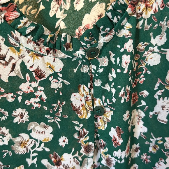 Collective Concepts Peplum Floral Blouse - Picture 5 of 7